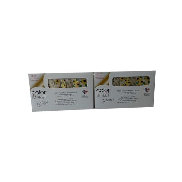 Sunflower Child Nail Polish Strips Color Street (2) New FDS618-A00732 Name writt - Picture 1 of 2